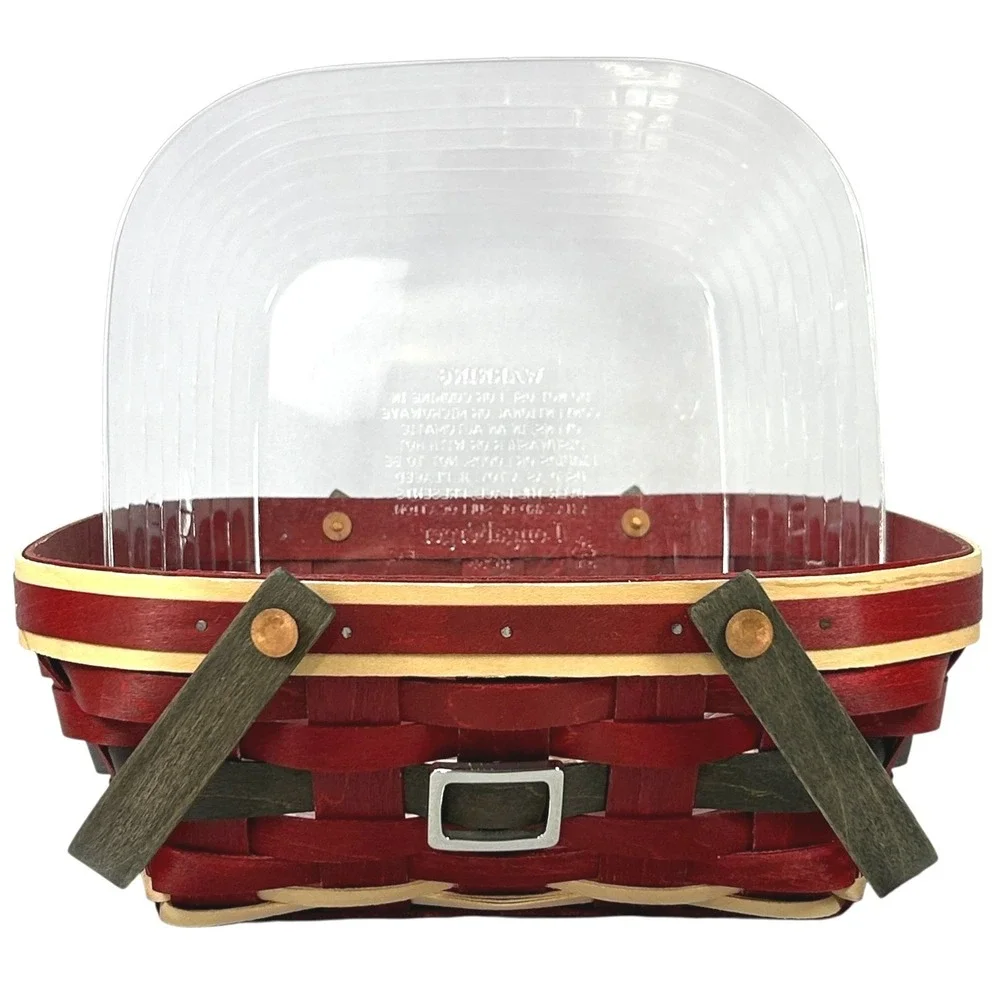 Longaberger SANTA BELLY Basket w/ Protector 2020
